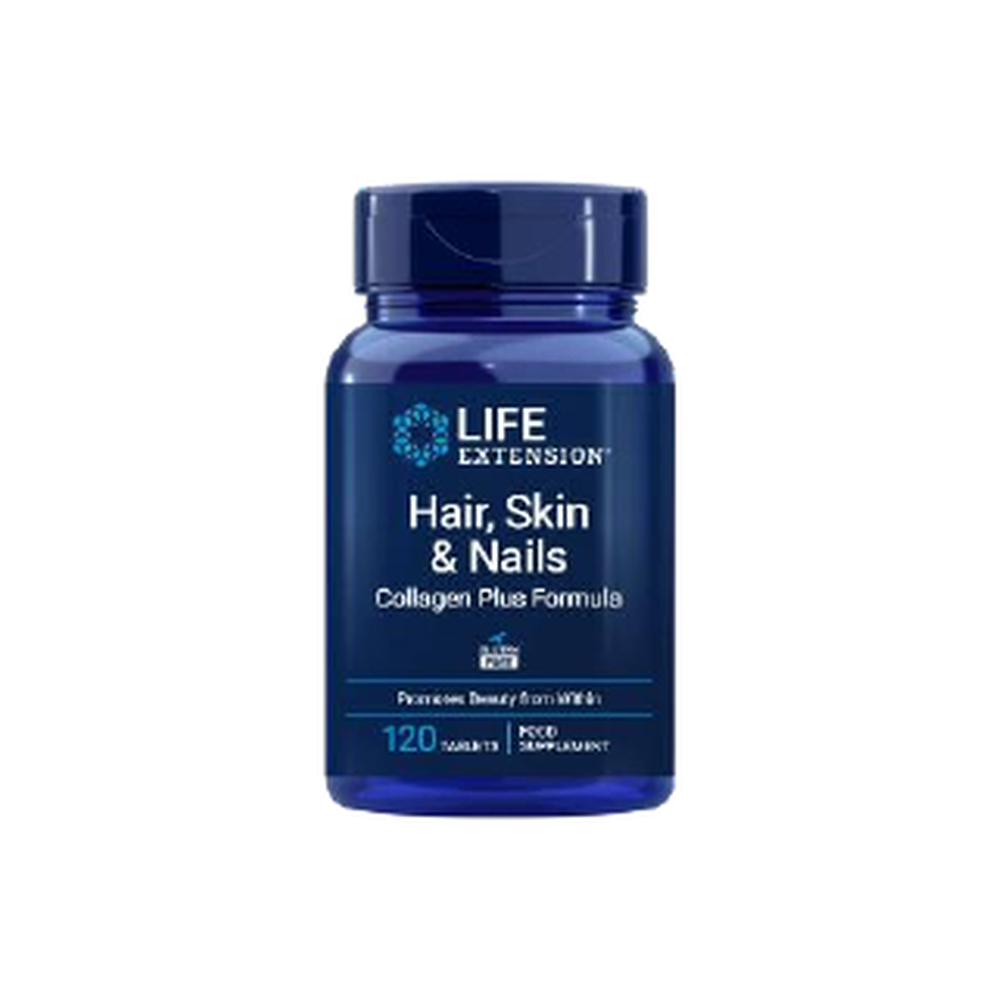 life-extension-02322eu-hair-skin-and-nails-collagen-plus-formula